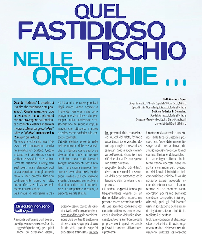 Quel fastidioso fischio nelle orecchie... 4